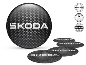 Skoda Aufkleber Dome Stil Premium Radlogos